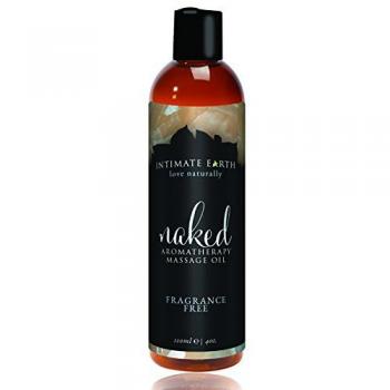 Intimate Earth *Naked* – Fragrance-Free Massageöl, 120 ml