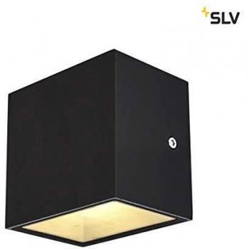 Lampada da parete per esterni SLV Sitra Cube a LED, design moderno in antracite
