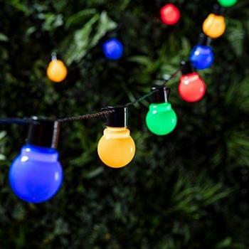 Guirlande LED Guinguette 30 Boules Multicolores