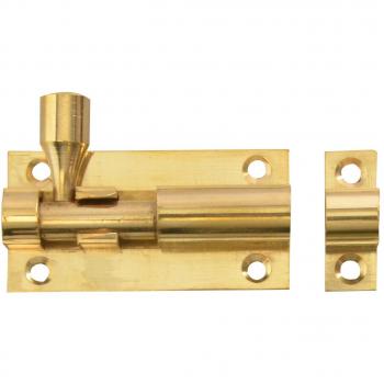 Heavy Metal 50 mm Door Bolt with Brass Sheen