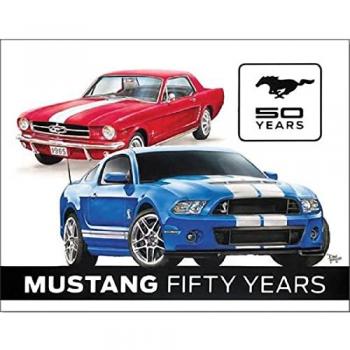 Décor Métallique Ford Mustang – 40.5 x 31.5 cm
