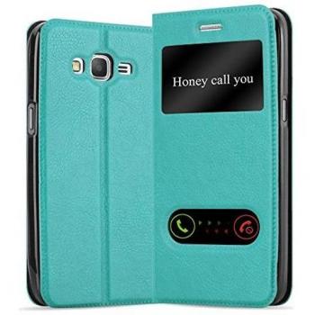 Funda con Cierre Magnético para Samsung Galaxy GRAND PRIME en Turquesa Menta