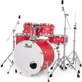 Pearl DMP925S/C899 Décade Maple Mat Matériau de course rouge, batterie 5 boîtes