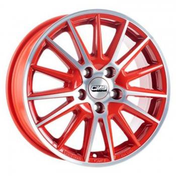 CMS C23-DRG 6.5Jx16 Felge rot glänzend 5x114.3 ET45