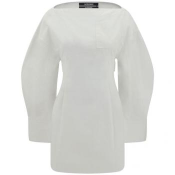 Robe Courte Blanche JACQUEMUS Casaco – La Casa