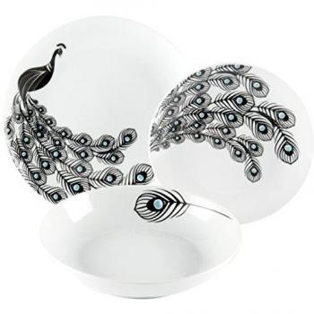 Vajilla de Porcelana Bianco Pavone