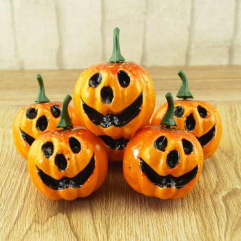Calabazas Simuladas para Decoración de Mesa en Halloween