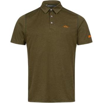 Blaser Dunkel Oliv Polo Shirt Herren Competition 23