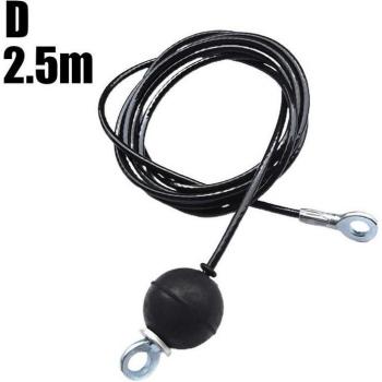 Fitness Pulley Wire Rope, Heavy Duty Steel, 5mm, Available in Multiple Lengths