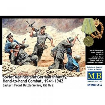 Marines Soviétiques et Infanterie Allemande – Combat Direct (Masterbox 1:35, MAS35152)