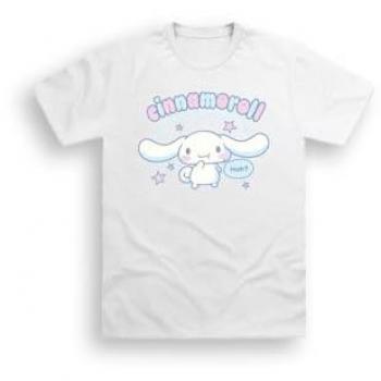 Brand Threads Weißes Cinnamoroll T-Shirt