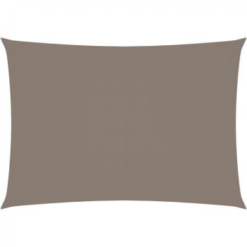 Parasol de Sombra Rectangular Oxford 35 × 45 cm Color Topo