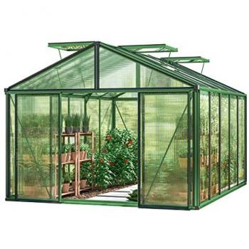 Greenhouse with 12 mm Twin-wall Panels