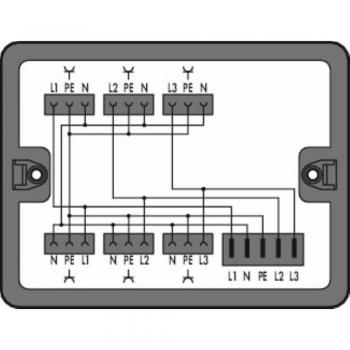 WAGO 899-631/149-000 Elektronik-Verteilerbox