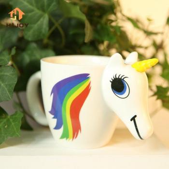 Rainbow Unicorn Transformation Tea Mug