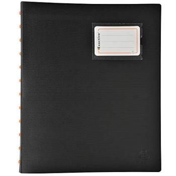 Porte vues Exacompta 86234E couverture semi rigide 20 pochettes