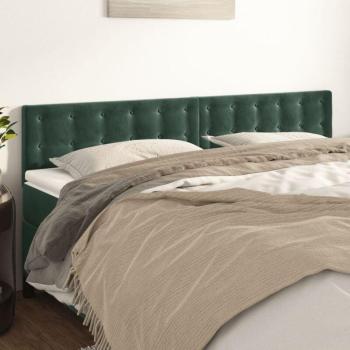 Cuscini Testiera Verde scuro – 2 pezzi (100x5x78 cm)