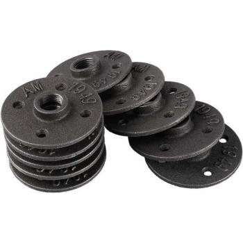 Brida de Tierra Malleable para Tubo de Montaje de 1/2, 3/4 y 1 pulgada