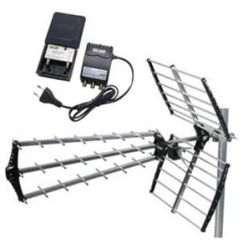 Pack Antenne TNT HDSAT avec Montage Rapide
