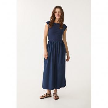 Midnight Navy Stradivarius Contrast Dress – XS Edition