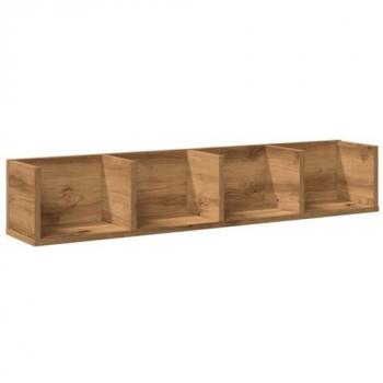 CD Wall Shelf 100x18x18 cm Artisan Oak Engineered Wood