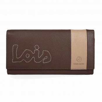 BILLETERO DE PIEL MARRÓN LOIS