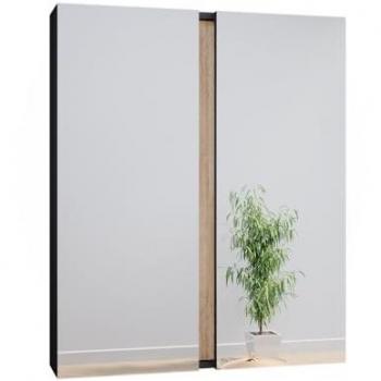 Vicco Badspiegelschrank Gloria, Anthrazit, 70.4 x 84 cm mit 2 Türen