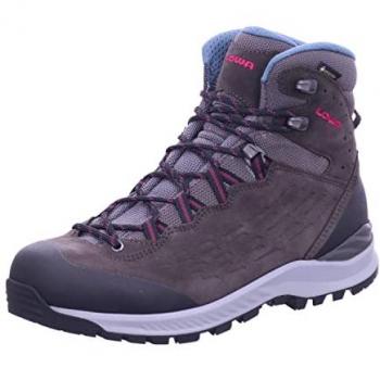 Women's Lowa Explorer II Gore‑Tex Mid Boots (Anthracite/Berry) – UK Size 6