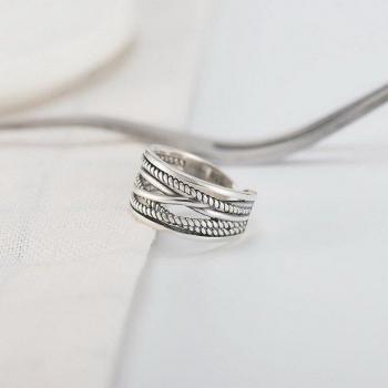 Koreanischer Schmuck Ring mit Sternen und Mond für Mädchen