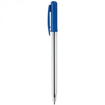 Bolígrafo Tratto Uno azul -50 piezas