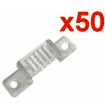 Attaches Murales pour Ruban LED 220V SMD5050 (Pack de 50)