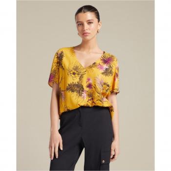 Blusa Elena Mirò con estampado de viscosa ecovero™