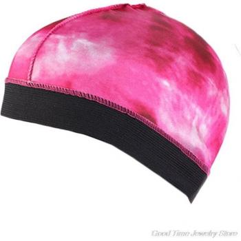 Nachahmung Seide Durag mit buntem Design