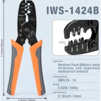 Kit de Engarzado y Prensado IWISS IWS-1424A/B