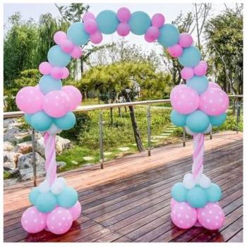 Arco di Palloncini Azzurro e Rosa per Party Baby Shower