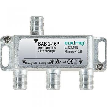 Axing BAB 2-16P 2-fach Abzweiger für DVB-T2 und CATV