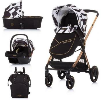 Chipolino 3 in 1 Kinderwagen Elite mit klappbarem Autositz