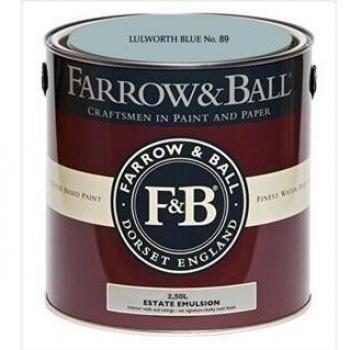 Farrow & Ball Lulworth Blue No. 89 Paint 2.5L