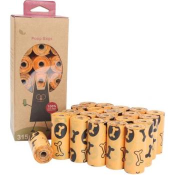Pet Poop Bag Dispenser with Biodegradable Bags