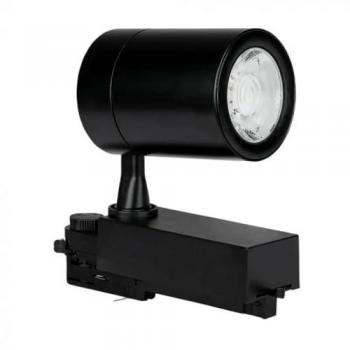 Projecteur LED 35W Triphasé V-Tac Noir 20° Blanc Chaud