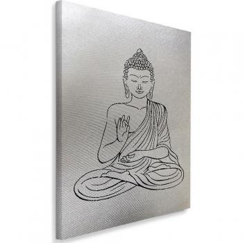 Zen Spa Leinwandbild mit Buddha-Motiv
