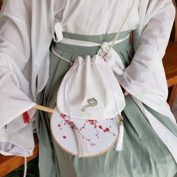 Embroidered Women's Drawstring Wallet