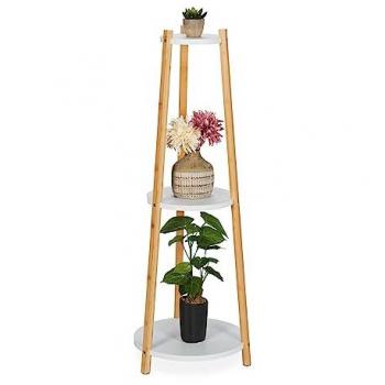 Support Décor Vert Relaxdays 3 Échelons