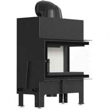 Lareira Moderna Floki M 10kW con Tubo Negro