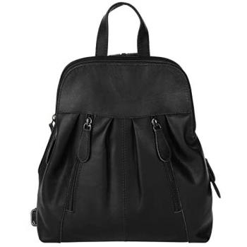 Cluty Damen Cityrucksack, echt Leder