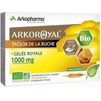 Arkopharma Arko Royal Trésor de la Ruche Gelée Royale 1000 mg Bio 20 Ampoules