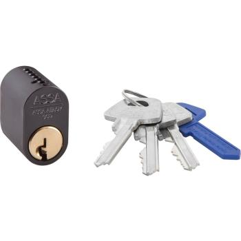 ASSA ABLOY Cylinder 1201 brunoxid 3 nycklar