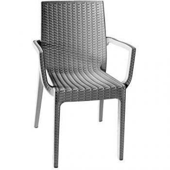 Poltrona Dafne C/Braccioli Bianco