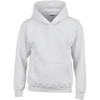 Gildan Kinderen Heavy Blend Hoodie 5-6 Jaar Wit