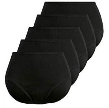 Taillenslip PETITE FLEUR Gr. 52, schwarz Damen Unterhosen aus weicher Pikee-Qualität Bestseller